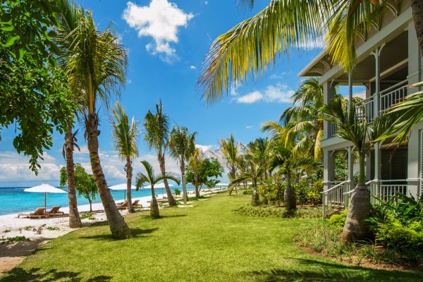 JW Marriott Mauritius Resort strand og hage
